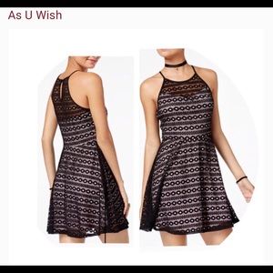 Black Mesh Dress